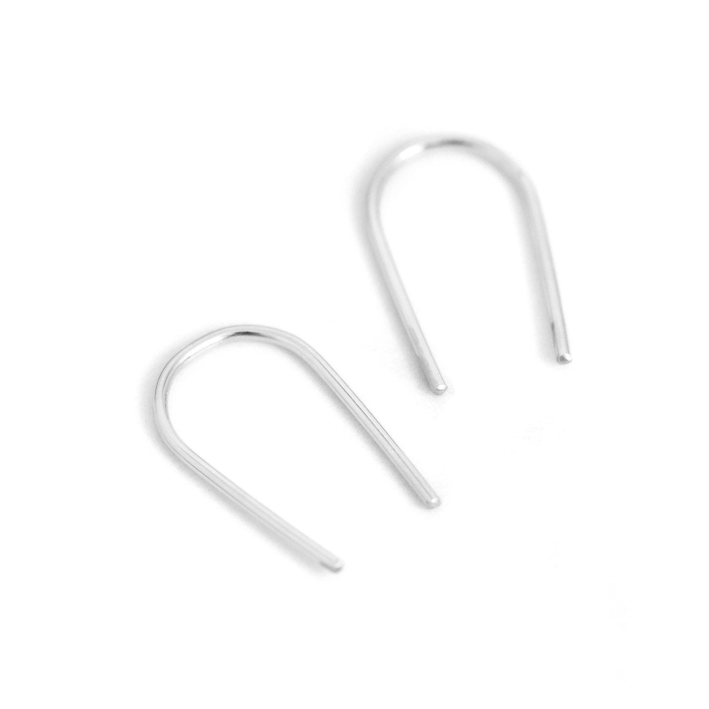 Open Arc Earrings- Gold