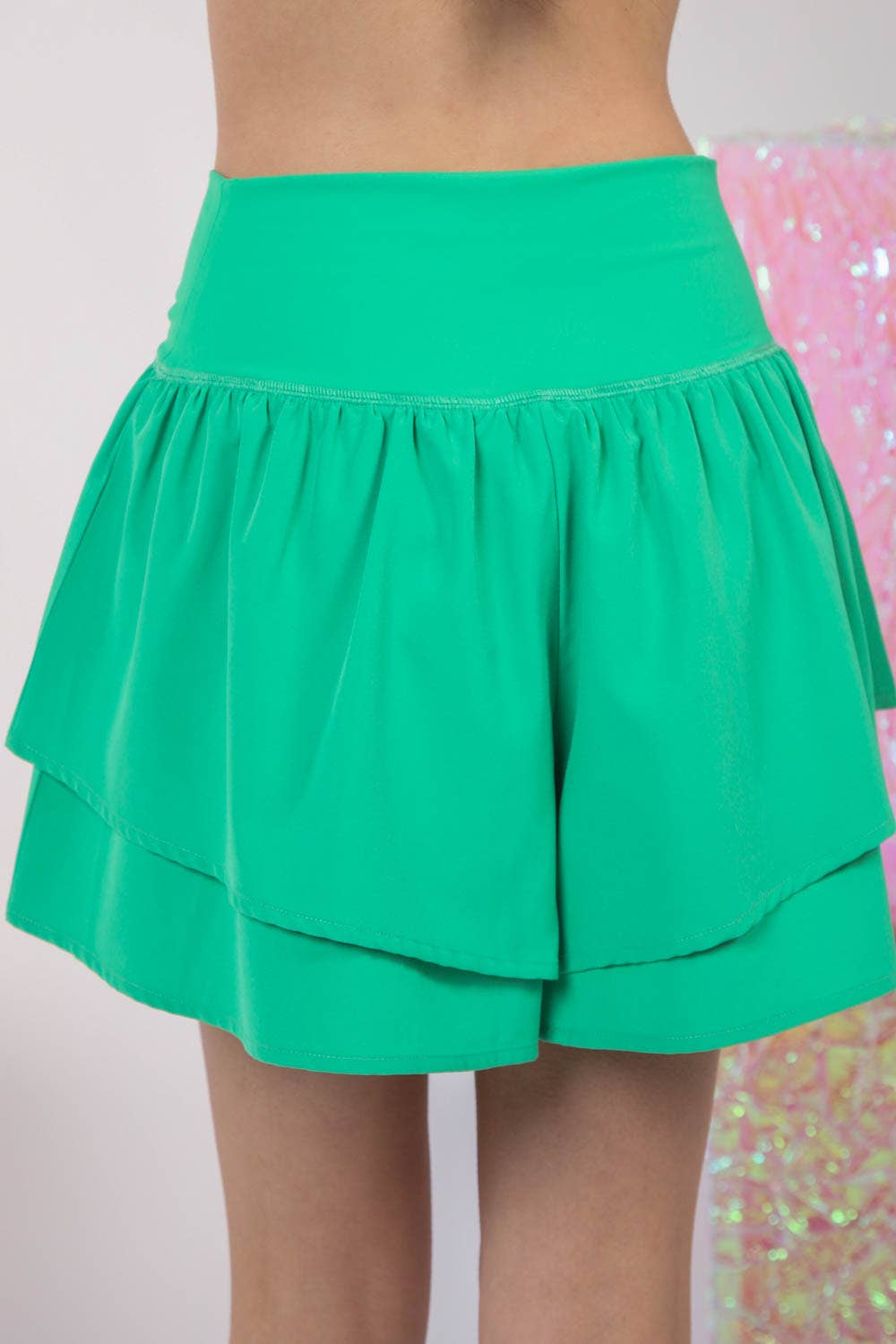 Fabulous Flowy Shorts- Kelly Green