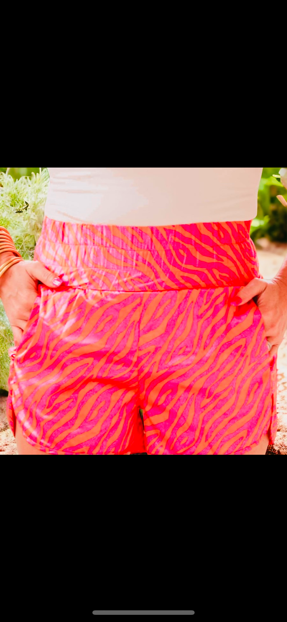 Vibrant Vibes Tiger Shorts- FINAL SALE