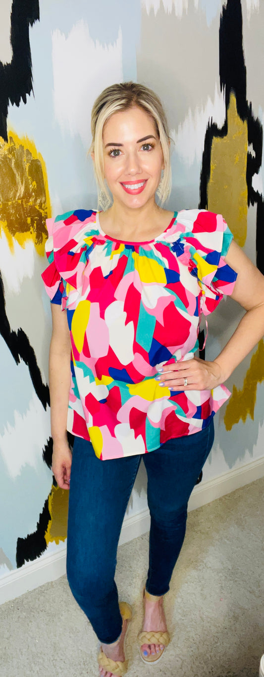 Flutter Away Top-FINAL SALE