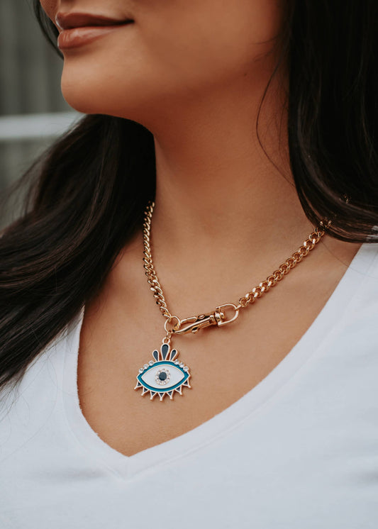 Evil Eye Statement Necklace