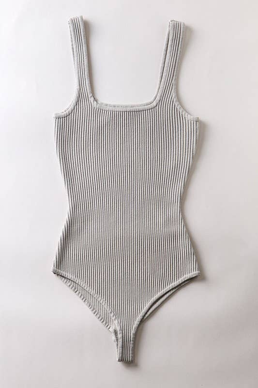 Stacy Sculpting Bodysuit- Gray