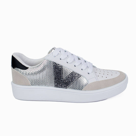 Silver Detail Sneakers