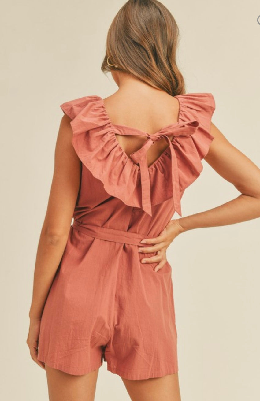 Ruffle Me Romper- FINAL SALE